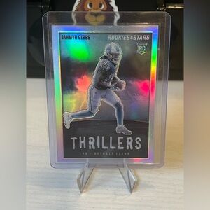 Jahmyr Gibbs silver rookie card